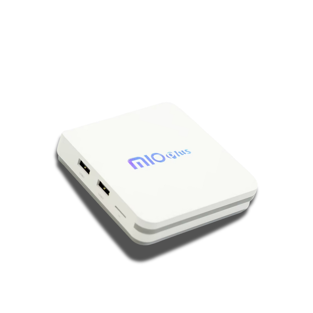 Mioplus P12 – TV Box 4K Android 14 com Google TV e Controle por Voz